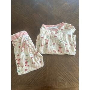 Milkberry Bamboo Christmas Pajama Set Size 4T